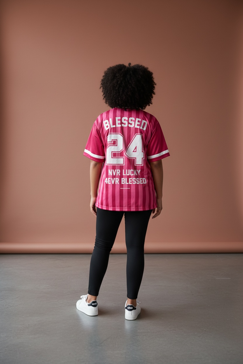 4EVR Blessed Pink Soccer Jersey
