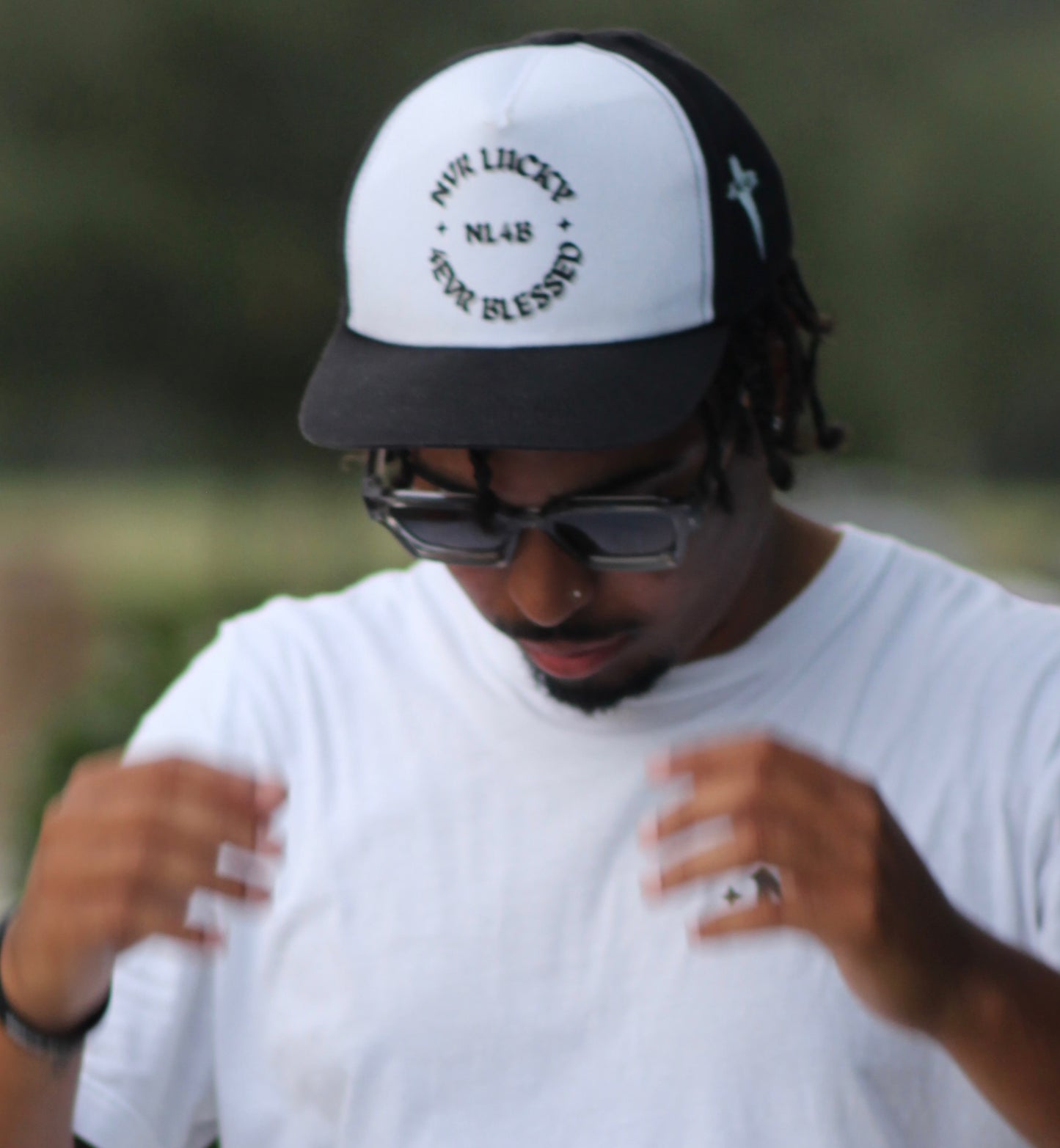 Black And White NL4B Hat