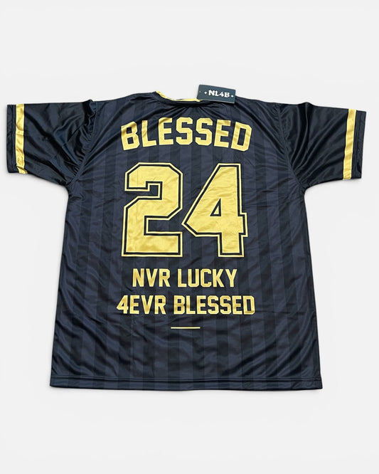 4EVR Blessed Black Soccer Jersey