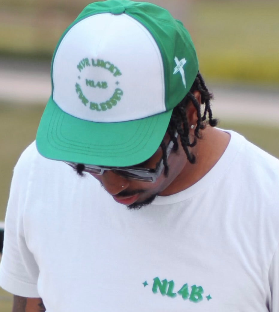 Green And White NL4B Hat