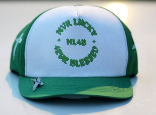 Green And White NL4B Hat