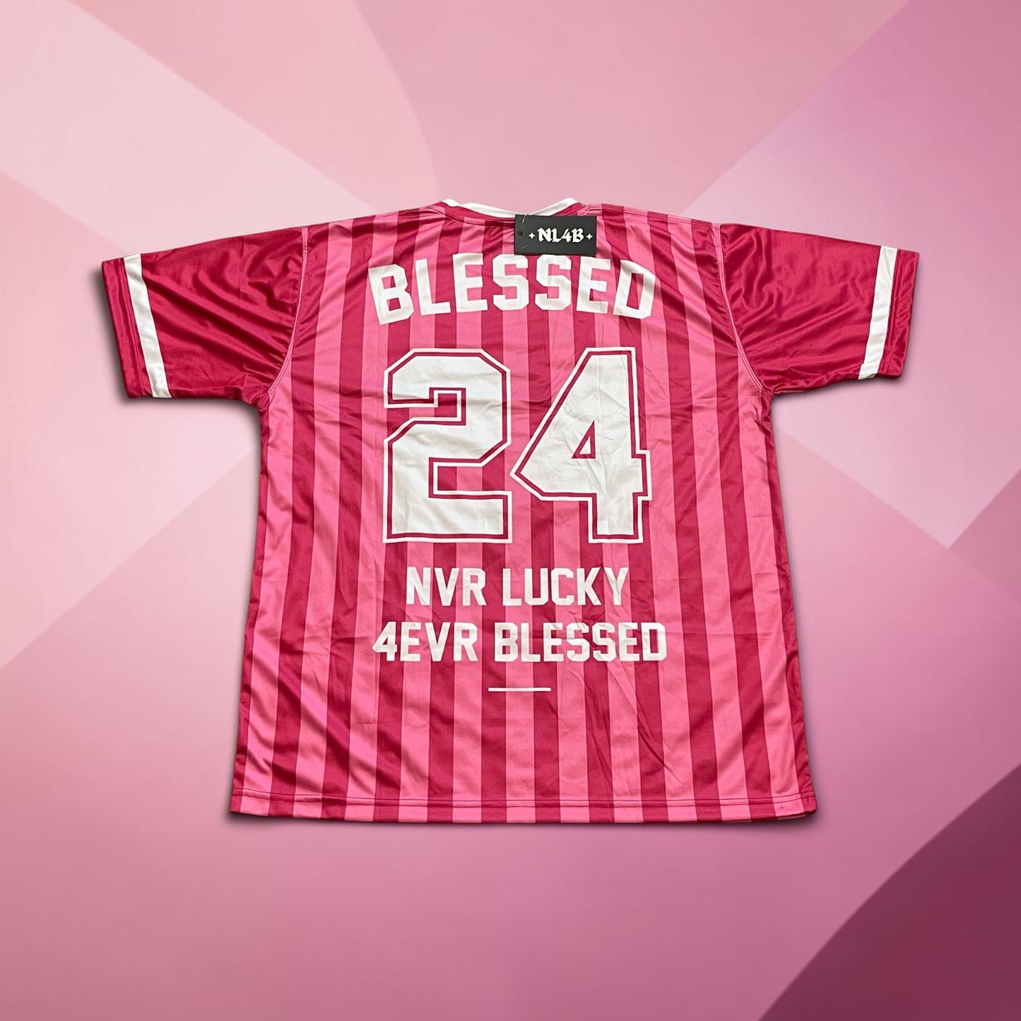 4EVR Blessed Pink Soccer Jersey