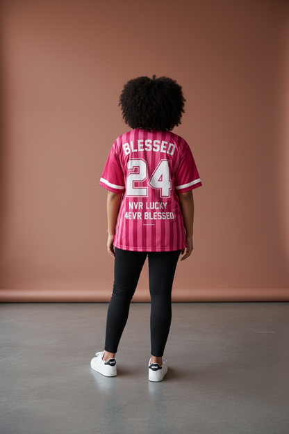 4EVR Blessed Pink Soccer Jersey