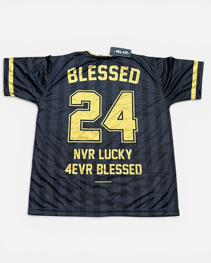 4EVR Blessed Black Soccer Jersey