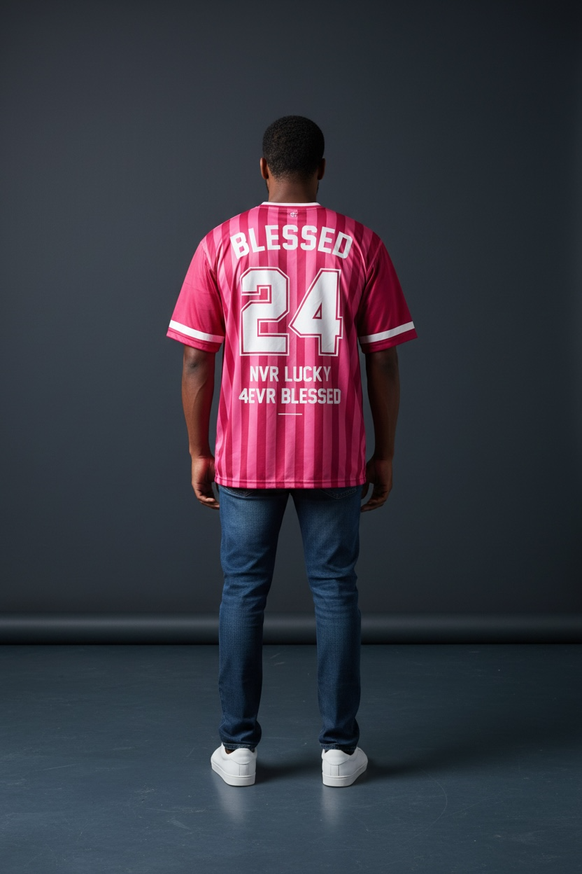 4EVR Blessed Pink Soccer Jersey
