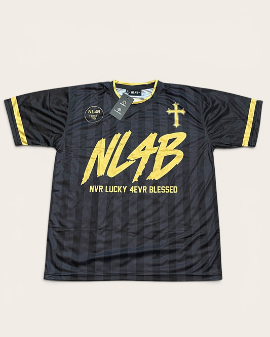4EVR Blessed Black Soccer Jersey