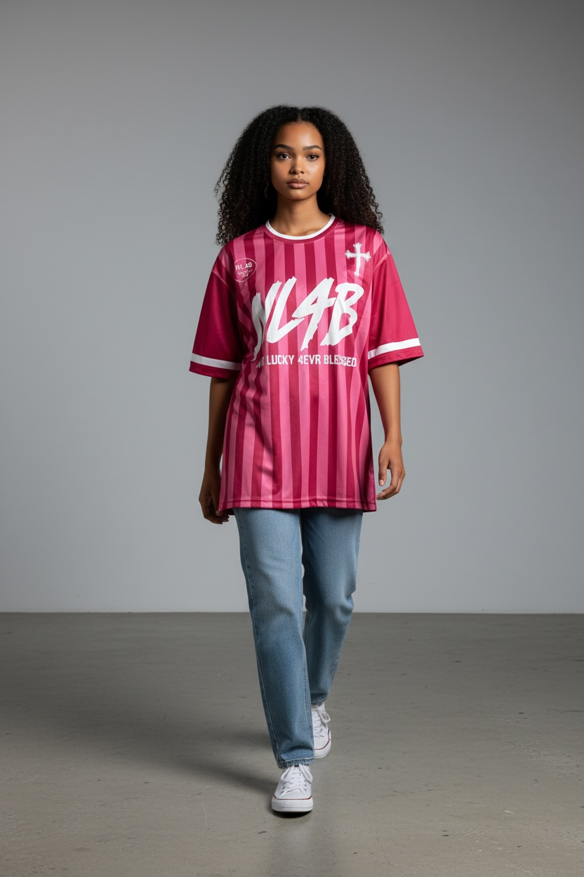 4EVR Blessed Pink Soccer Jersey